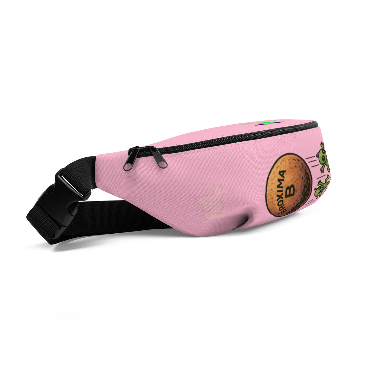 Graphic Fanny Pack — front-left angled view
