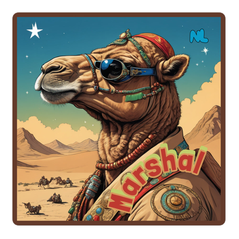 Marshal Sticker — design preview; 5.5 × 5.5 inch option