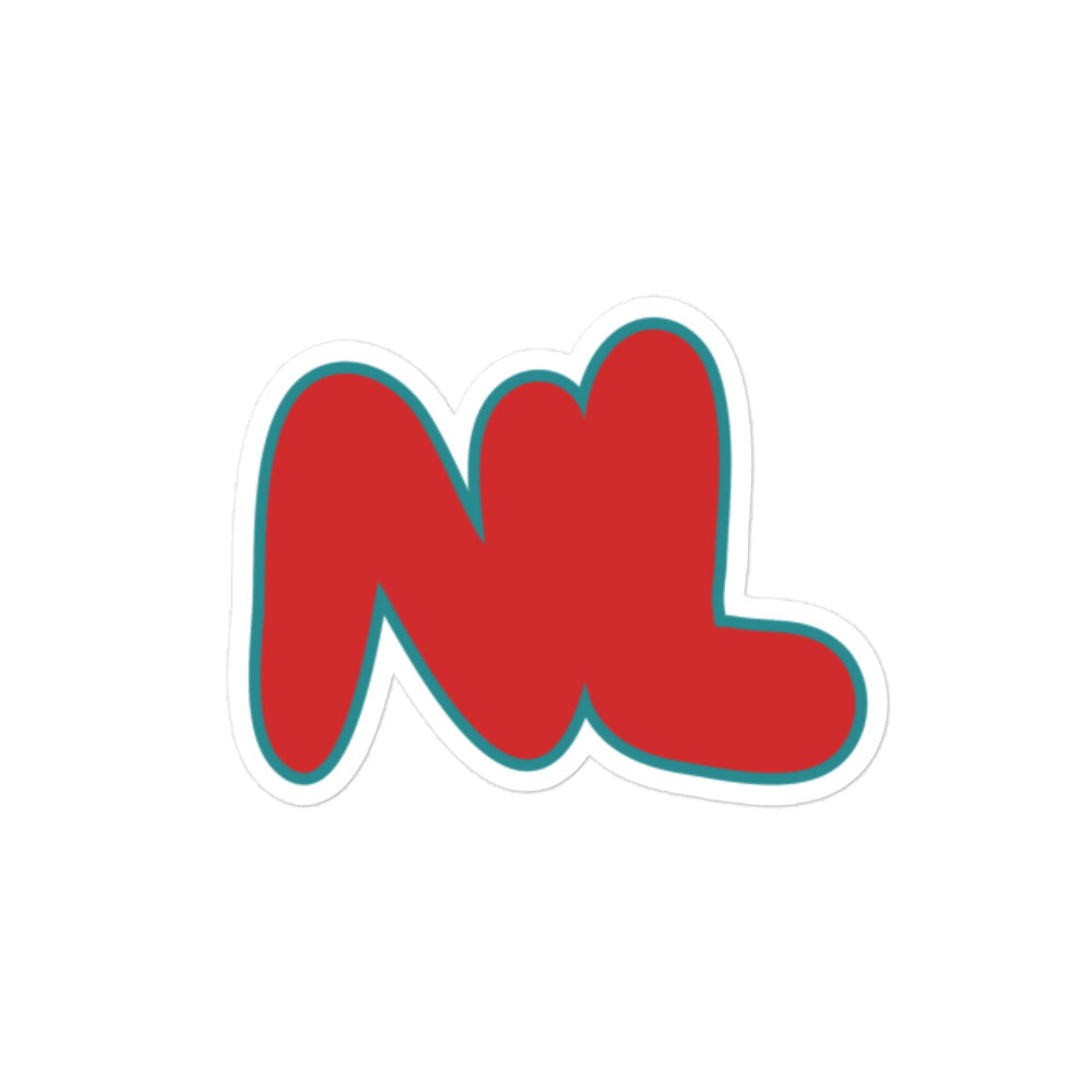 NL Red Sticker — design preview; 5.5 × 5.5 inch option