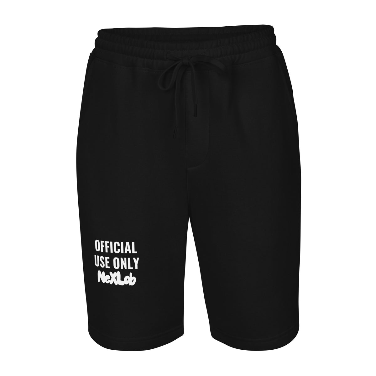 Official Use Only Fleece Shorts — front view