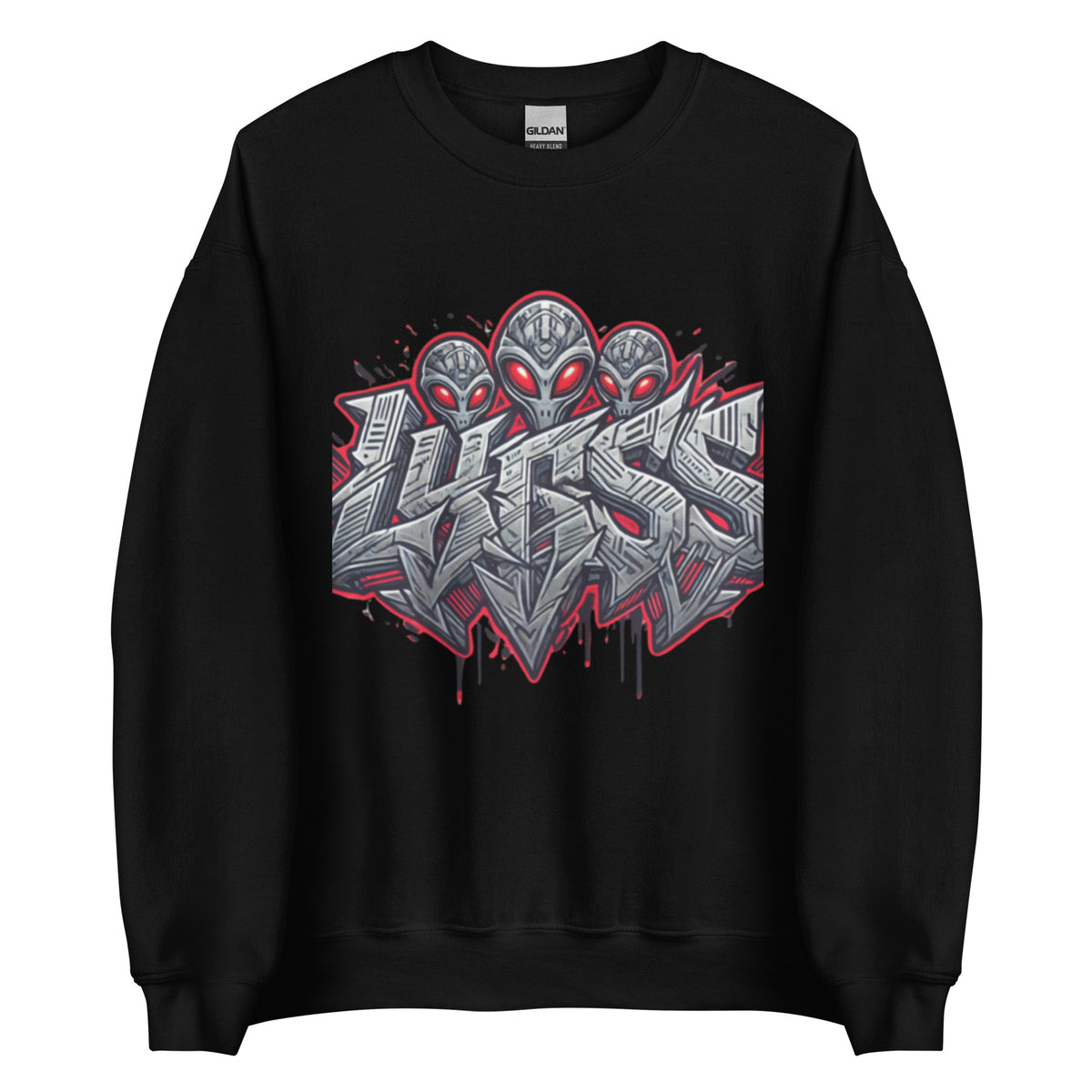 The Greys Sweatshirt in Black — front view