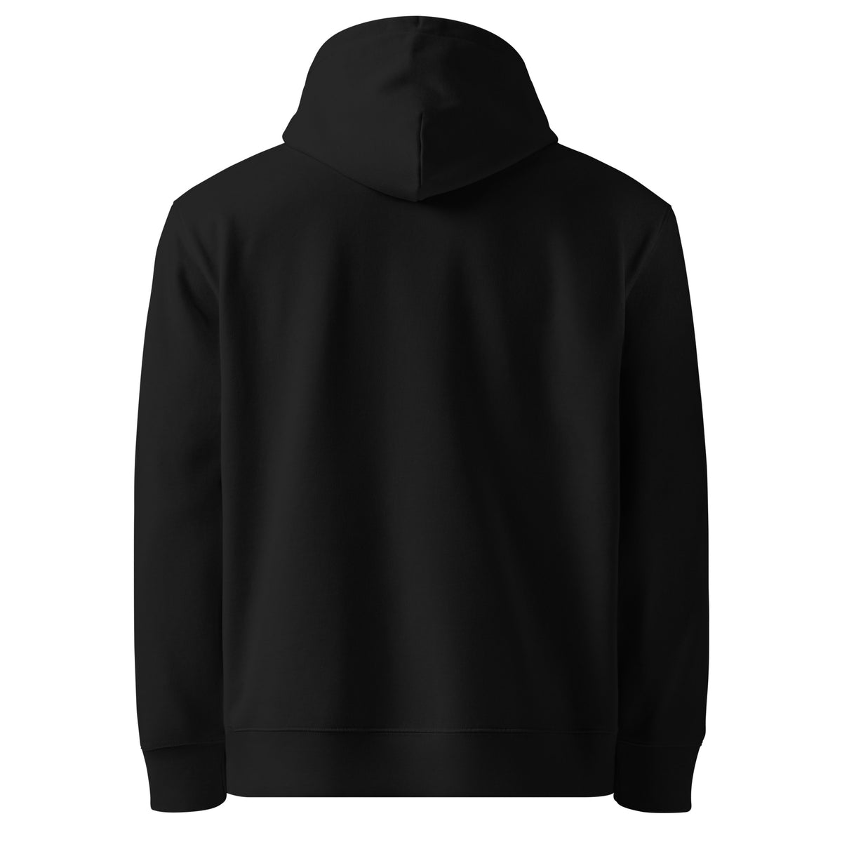 NEXLAB Official Organic Cotton Hoodie in Black — back view