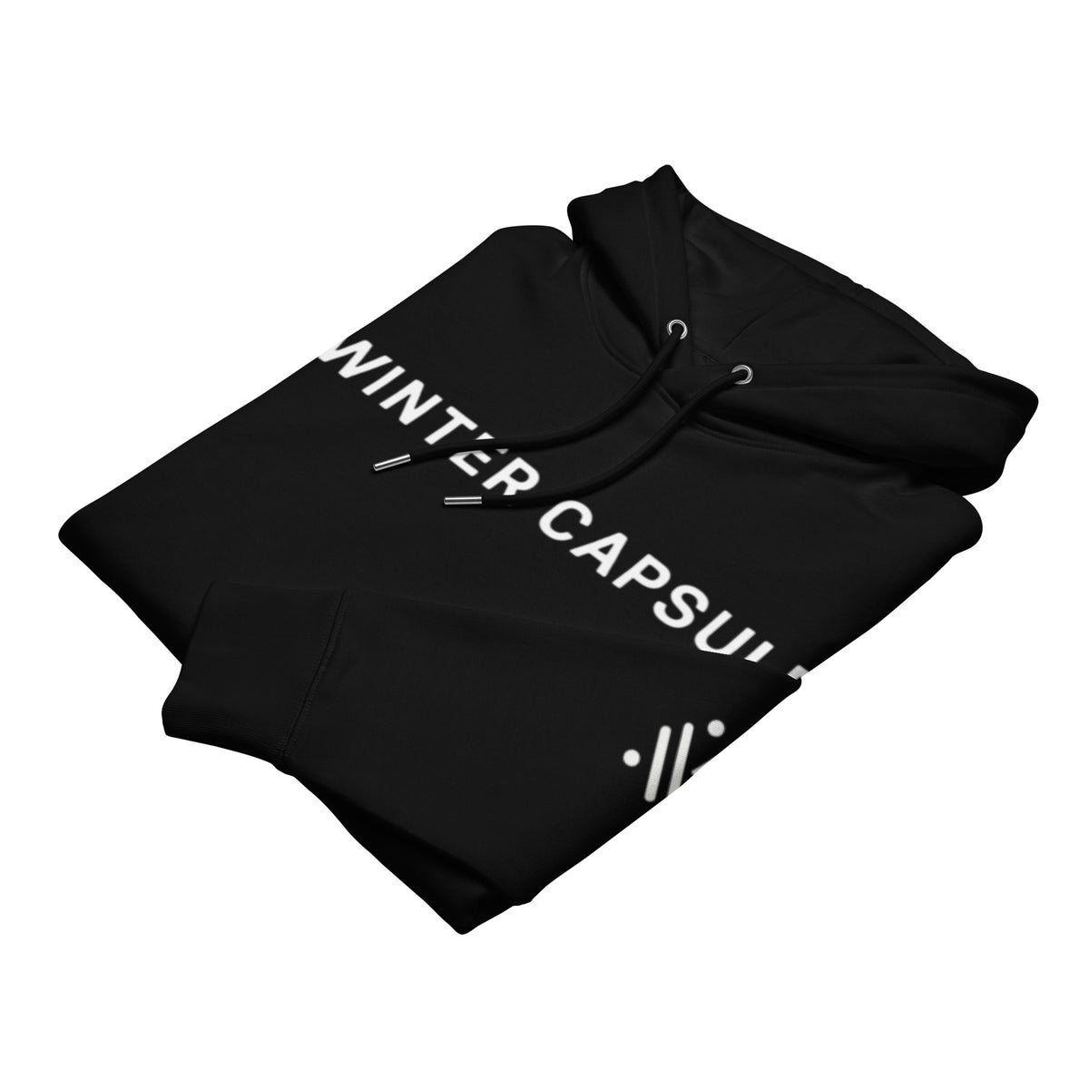 Winter Capsule Organic Cotton Hoodie — folded hoodie detail