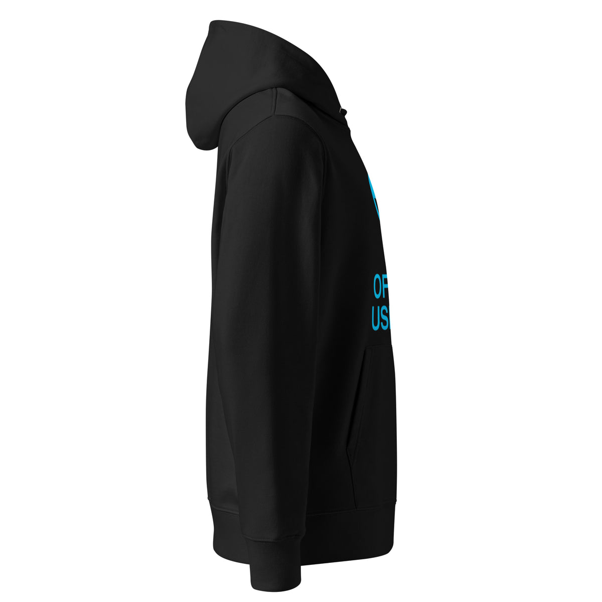 Alien Operative Tactical Hoodie in Black — right-side view