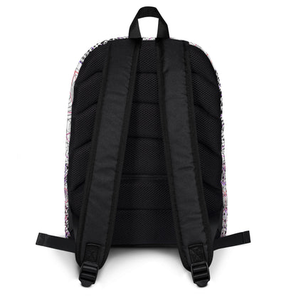 Abstract Cosmic Backpack — back view