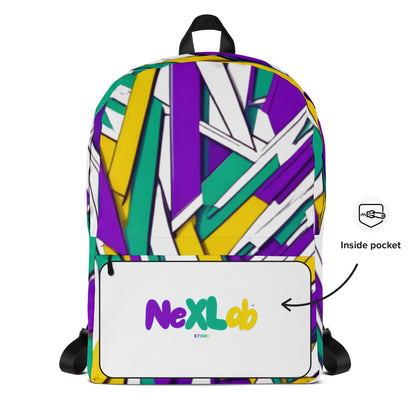 Interstellar Backpack — front pocket artwork detail