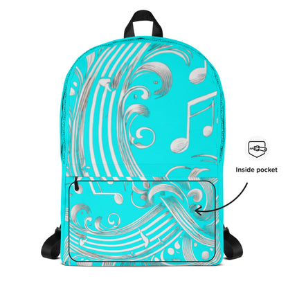 Frédéric Backpack — front pocket artwork detail