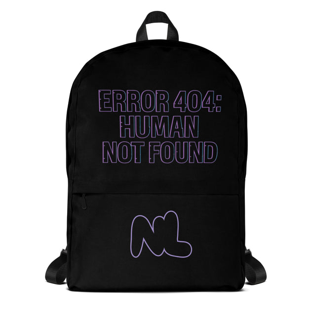 Black Purple Backpack