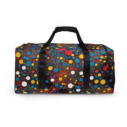 Dalmatian Dots Duffle Bag — back view