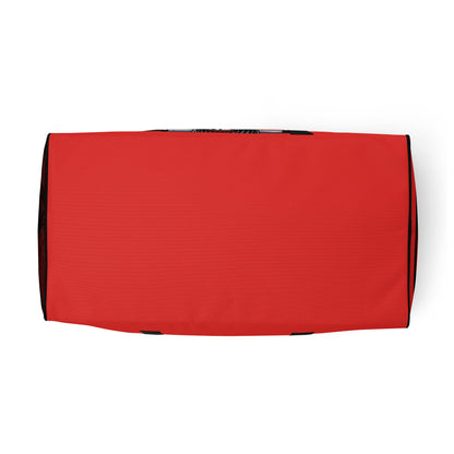 Boxer Axolotl Red Duffle Bag — base view