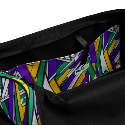 Comics 80s Duffle Bag — interior pocket detail
