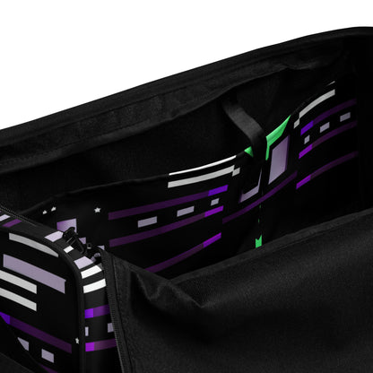 Interstellar Light Year Duffle Bag — interior pocket detail