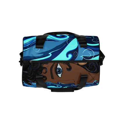 Ocean by Ezra Gym Bag — top view