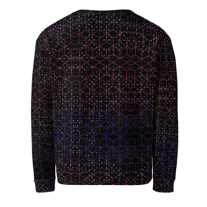 Interstellar Abstract Sweatshirt — back view