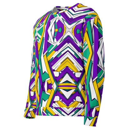 Interstellar Cosmic Sweatshirt — front-left angled view