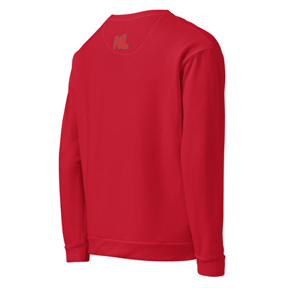 Axolotl Boxer Red Sweatshirt — back view