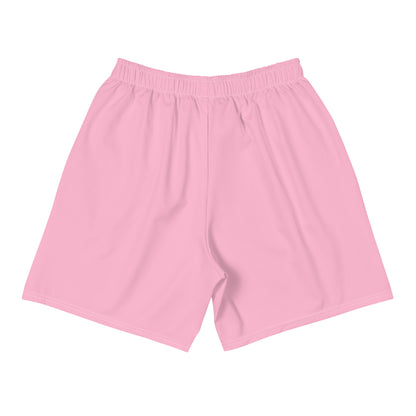 Axolotl Pink Athletic Long Shorts — back view