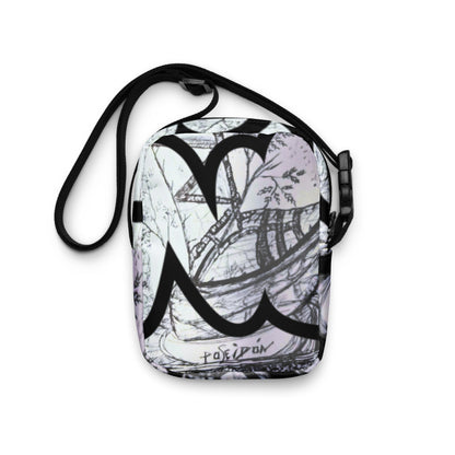 Poseidon by Mimch Crossbody Bag — back view