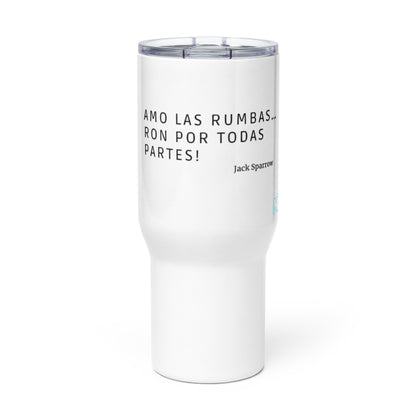 Rumba Jack Travel Mug — 25 oz mug front view