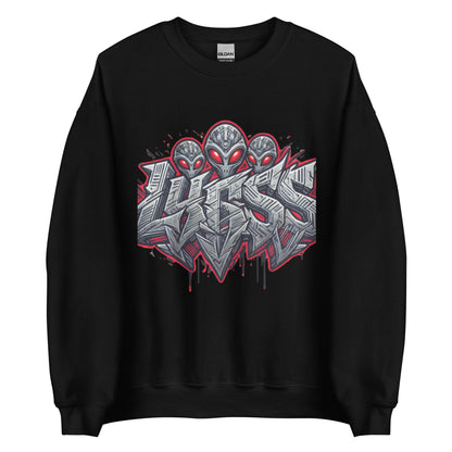 The Greys Sweatshirt in Black — front view