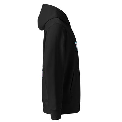 Timeless 雅 Organic Cotton Hoodie in Black — right-side view