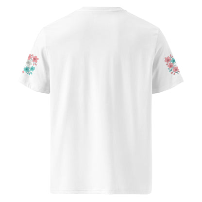 Flowers Organic Cotton T-Shirt — back view