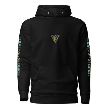 Alien Salvaje Hoodie in Black — front view
