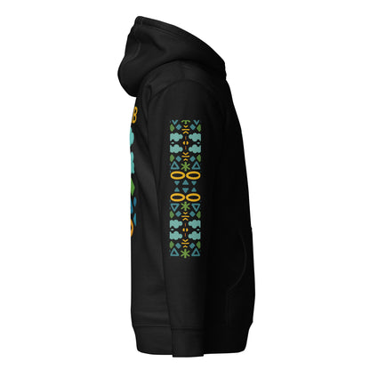 Alien Salvaje Hoodie in Black — right-side view